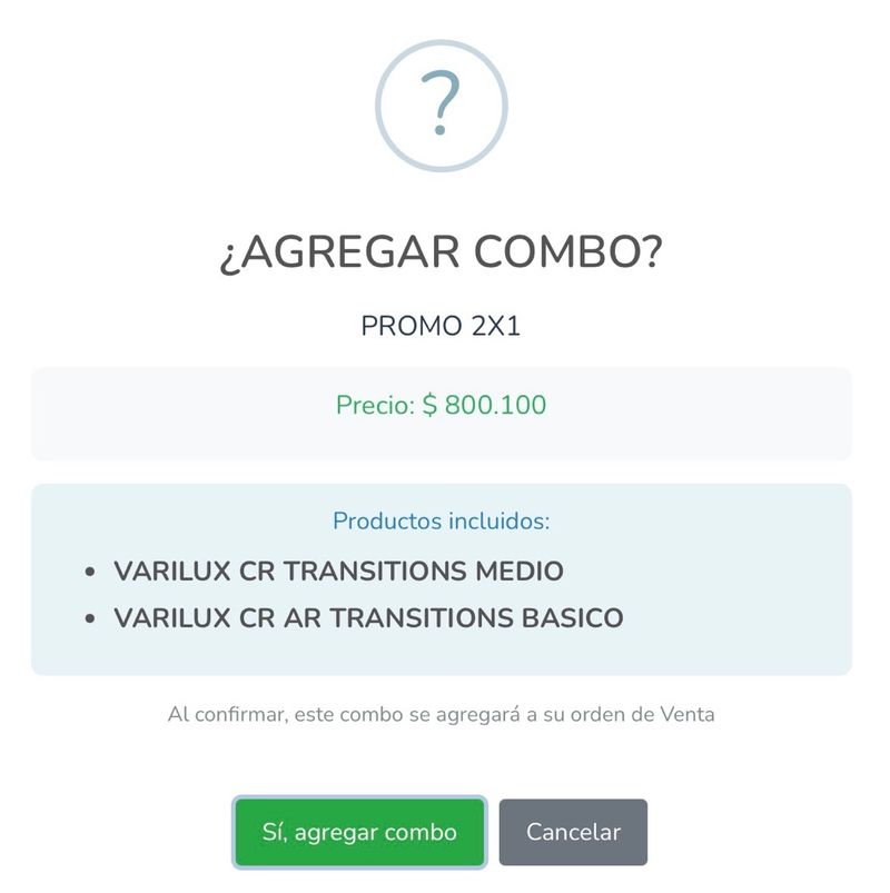 Combo 2x1 en Softop — Promociones flexibles para ópticas