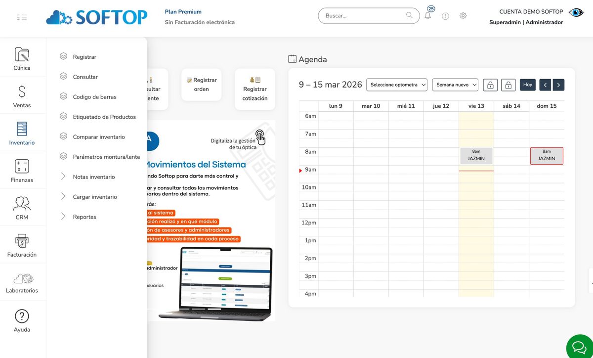 Módulo de Inventario Softop