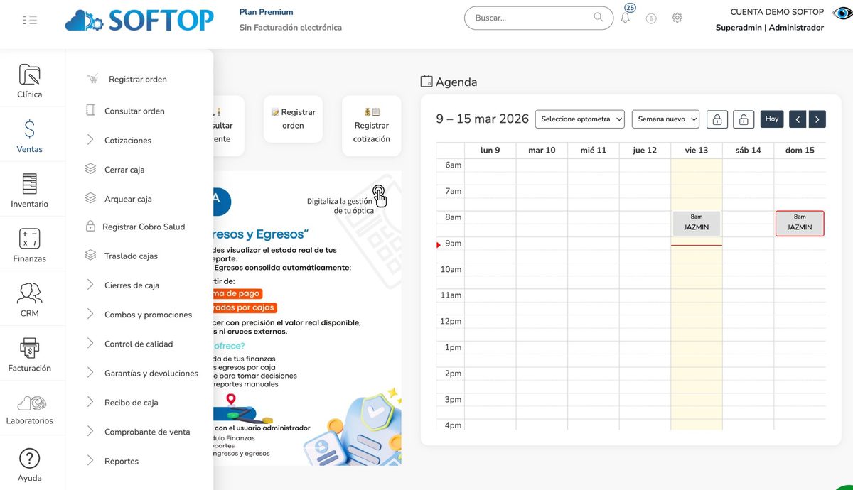 Módulo de Ventas Softop